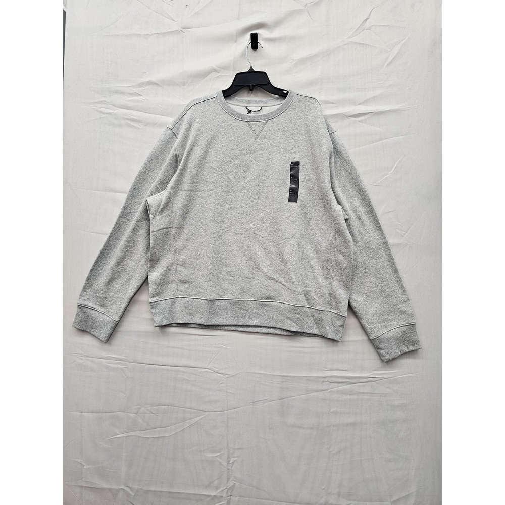 All in Motion Mens Fleece Crew Sweatshirt Heathered Gray XL 041034797 New